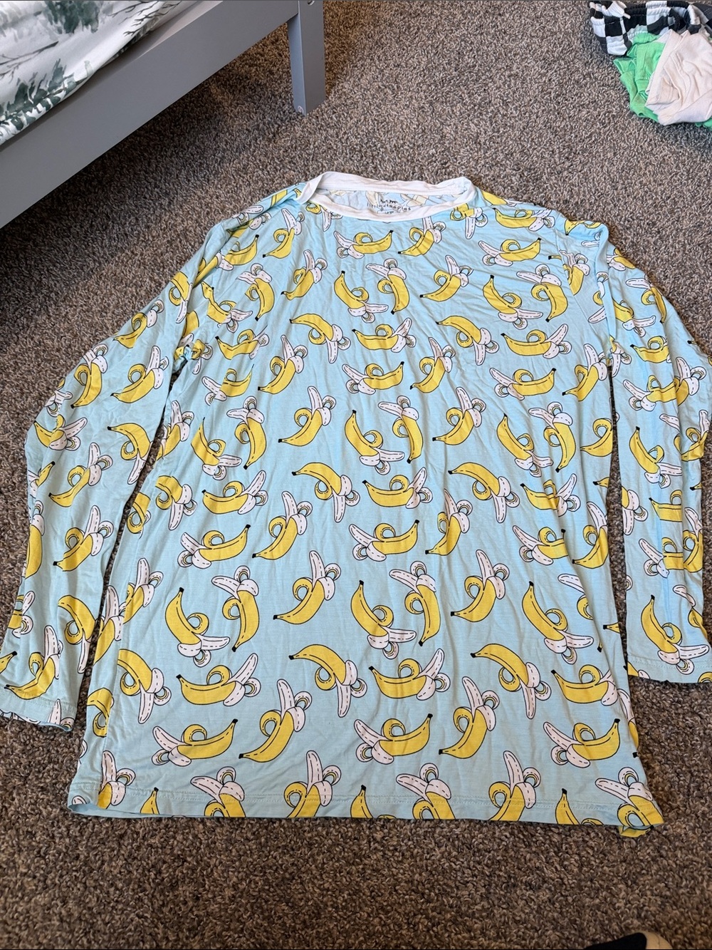 Little Sleepies Bamboo Banana Print Men’s Long Sleeve